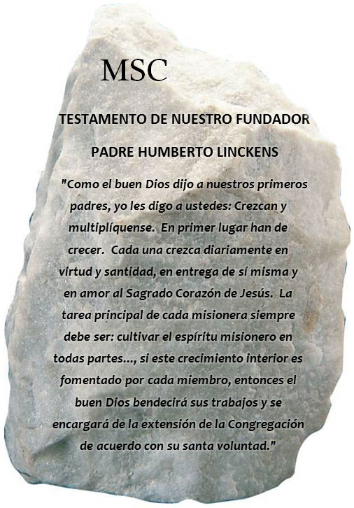 testamento en roca